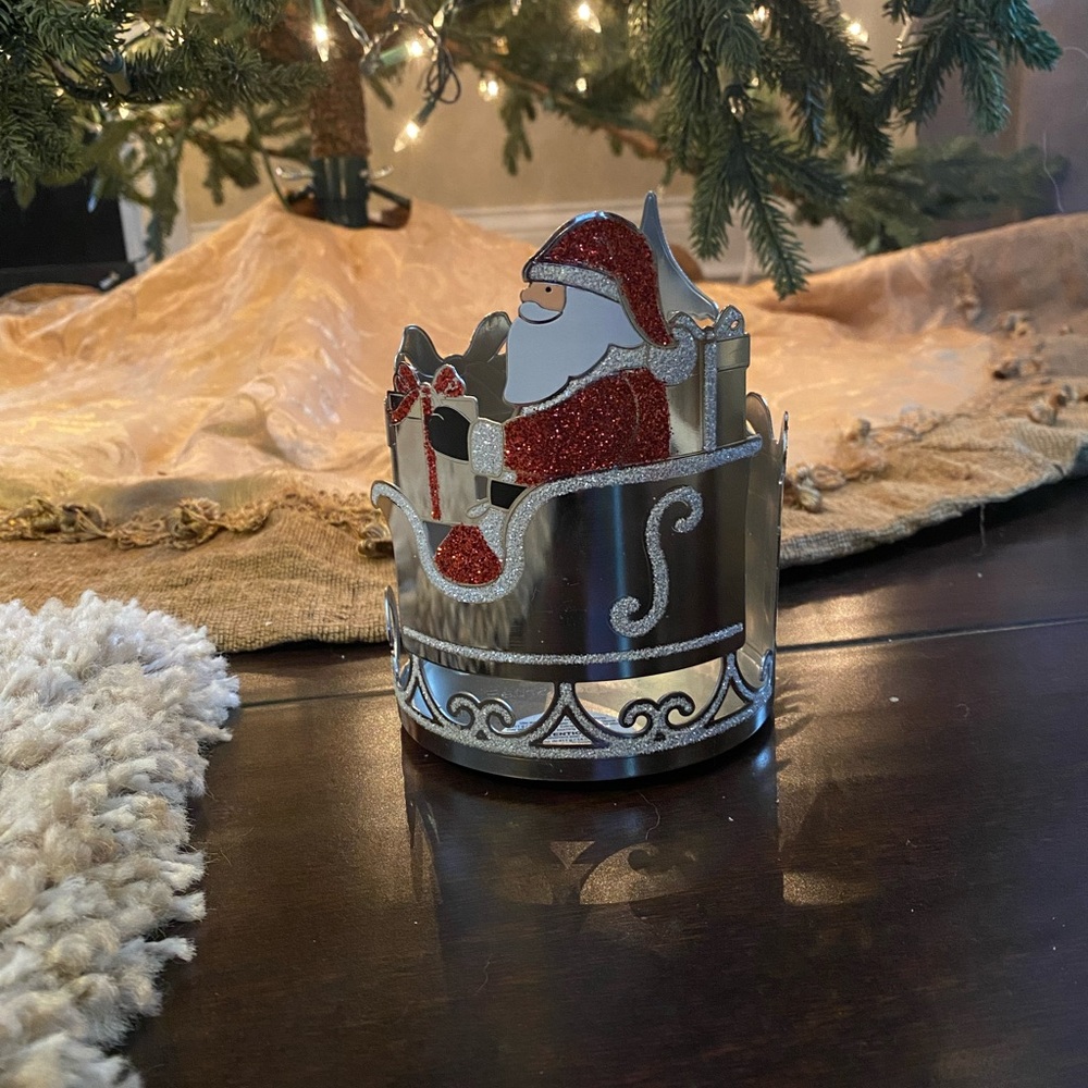 Bath and Body Works Santa Holiday Candle Holder
